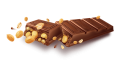Tableta y trozos de chocolate con maní Nestlé