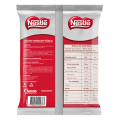Vista posterior de bolsa de 5kg de Cobertura de Chocolate con Leche NESTLÉ®