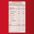 Tabla nutricional de Cobertura de Chocolate con Leche NESTLÉ® x 5kg