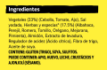 Lista de ingredientes de MAGGI® Condimento Finas Hierbas x 790g