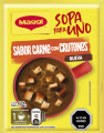 Carne con crutones