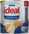 Vista frontal lata de leche evaporada semi descremada NESTLÉ® IDEAL® 3kg