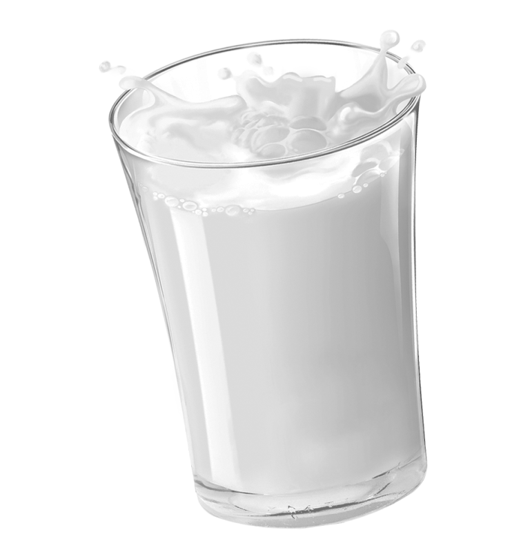 Vaso con leche