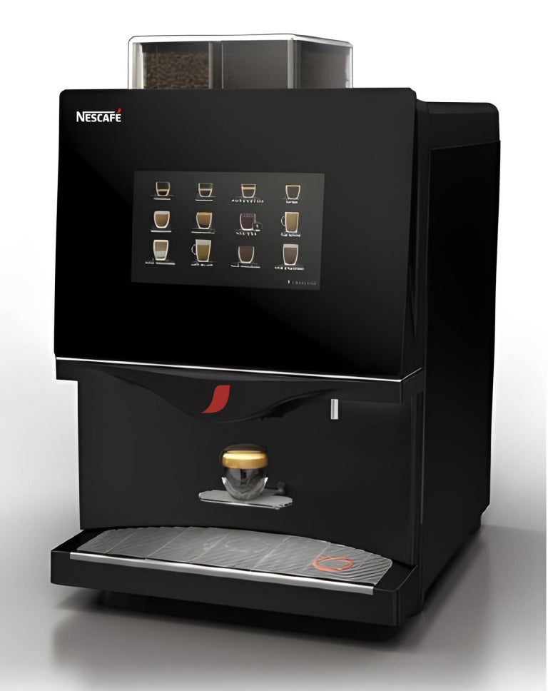 Primer plano de máquina de café en grano NESCAFÉ®