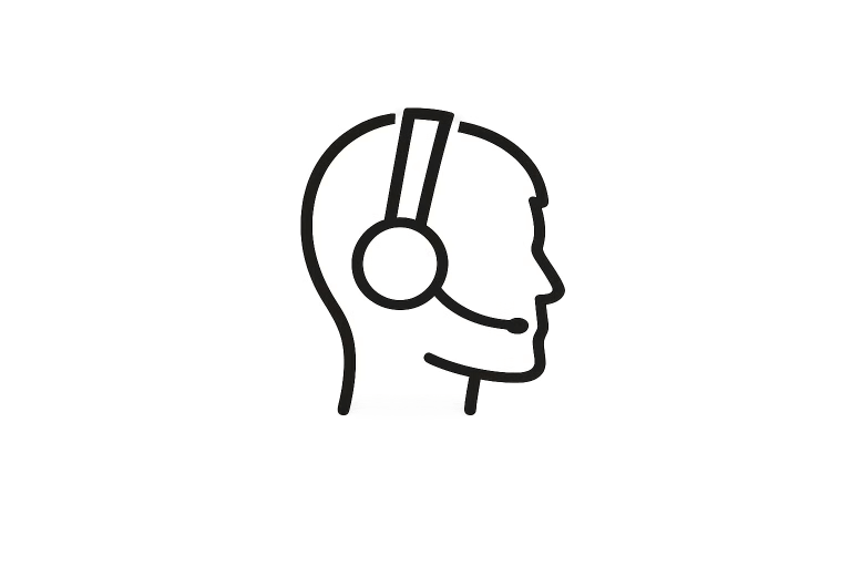 Perfil con auriculares que representa la asesoría experta de NESTLÉ PROFESSIONAL®